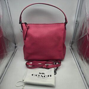 Coach Soft Pebble Shay Shoulder Bag 93811 Confetti Pink